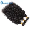 Brasilianska Virgin Hair Water Wave 3 eller 4 buntar Människor Hårväv Obehandlat Peruvian Malaysian Indian Hair Buntlar Natural Black Wholesale