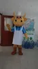 2018 Factory Sprzedaż Hot Lovely Chef Niu Cartoon Doll Mascot Costume Darmowa Wysyłka