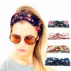 Kobiety Twist Turban Floral Designer Wydruki Pałąk Stretch Sport Jogi Hairbands Dla Dziewczyn Headwrap Bandana Akcesoria do włosów Biżuteria