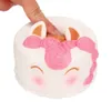 Squishy Cute Pink Cake Toys 11cm Kolorowe kreskówki ciasto ogon ciastka dla dzieci zabawny prezent Squishy Rising Kawaii Squishies1336526