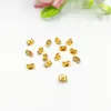 100 stks / partij rvs oorbellen rug oorbel stop voor diy sieraden accessoires zilver / gouden kleur ambachten