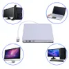 Freeshipping 24x Zewnętrzny USB 3.0 Zewnętrzny DVD / CD-RW Drive Burner Slim Portable Driver Dla Netbook MacBook Laptop PC