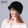 Cappelli femminili con visiera a visiera invernale 2017 berretti di lana lavorati a maglia per elastico russo adatti per la maggior parte delle persone Cappello spesso casual D18110102