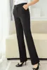 2018 Fashion Formal Pants Dambyxor kostym Mikro-Horns Slim Trousers Kvinnlig Professionell Casual Spring och Höst