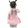 Het försäljning söta barn sweatshirts outwear hooded baby flicka höst vinter varm kappa kanin väst hoodie blus kläder # il5