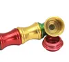 Tubo di miscelazione del colore del tubo in metallo da 99 mm di lunghezza della cucitura a tre colori Set per fumare la pipa