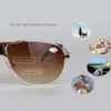 Bifocal Reading Glasses Unisex Diopter Glasses Male Polarized Sunglasses Presbyopic Eyeglasses +1.0+1.5+2.0+2.5+3.0+3.5