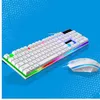 white keyboard mouse