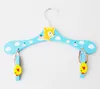 28cm Babyhangers voor Kleding Houten Dier Cartoon Kinderen Kinderen Slipvaste Kledingrek Kast Garment Organizer