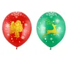 Najnowsze Boże Narodzenie Balloons Folia Aluminiowa Santa Claus Balloon Zestaw Merry Boże Narodzenie Pull Flag Party Descaste