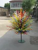 Outdoor tuin decoratie lamp arts staande vloerlampen multicolor bloem bomen kunst handgeblazen glas sculptuur te koop