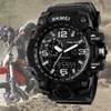 SKMEI Large Dial Shock Outdoor Sports Watches Men Digital LED 50M Waterproof Military Army Watch Alarm Chrono Wristwatches 11557070517
