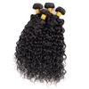 페루 9A 인간의 머리카락 확장 3 번들 물결 모양의 밍크 버진 헤어 Wefts 3Pcs / lot Naturalc 색상 8-30inch 물 짜기