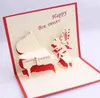 Hot Nieuwe 3D Pop-up Kaarten Uitnodigingen Valentine Minnaar Liefde Romantische Verjaardag Wedding Anniversary Wenskaarten Gift Briefkaart SN786