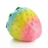 Zabawki dla dzieci 2018 Najnowszy Kawaii Rainbow Truskawka Squishy Slow Powolny Powstanie 11.5 CM Jumbo Cute pachnące kolorowe ciasto chlebowe dzieciak zabawa zabawki