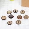 50 stks 15mm 2 Gaten DIY Ronde Houten Knopen Lasermarkering Houten Knop Kleding Accessoires 20181844813