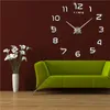 [M.Sparkling] 3D DIY Digital Wall Clock New Design Watch Home Decor Gift Modern Self Adhesive Electronic Large Wall Clocks 3M004