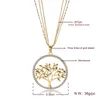 Chicvie Gold / Silve Chain Tree of Life Colar Pingente de pingente Mulheres Colar de jóias para Declaração das Mulheres Colares SNE180031