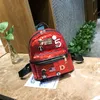 Moda adolescente mochila crianças sacos de escola dos desenhos animados estilo americano bordado ombros sacos meninas viagem lazer sacos de natal presentes