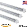 Lampy LED Tube Lights 8FT T8 FA8 Światło LED 8 ft 8Fet 45W Pojedynczy pin 4500LM Fluorescencyjne oprawy światła 2.4m Lampa żarówek AC85-265V