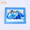 Factory price 2 in 1 silicone dab wax containers kit with 14*11.5 cm silicone mats 120 mm dab tool for smoking pipes