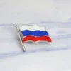 Miss Zoe Russische Vlag Emaille Pins Fladderende Vlag Pin Broches Voor Shirt Tas Cap Jas Revers Geph Badge Gift Russische Kopers