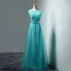 W stock Aline Scoop Sukienki druhny Piękne kolory Długość podłogi Sukienki na przyjęcie weselne 2022 2250885
