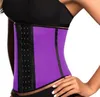 4 Färger Kvinnor Latex Gummi Midja Utbildning Cincher Underbust Corset Body Shaper Shapewear Waist Slimming Belt Shaper S-3XL