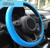 32 cm universal tampa de volante do carro decoração antiderrapante respirável moda silicone cor elástica doces