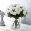 Neue künstliche Blumen Rose Pfingstrose Blume Home Dekoration Hochzeit Brautstrauß Blume hohe Qualität 9 Farben2687