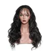 Body Wave Brasilian Remy Hår Full Lace Human Hair Wigs 130 Densitet 150 Densitet med Baby Hair Pre-Plocked Hairline Bleached Knots