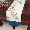 Elegante luxe dikker Chinese zijde stof tafel runner high-end kerstdiner partij decoratie damast tafelklep rechthoek 300x33 cm