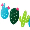 FENGRISE Não Tecidos Tecidos Cactus Banner Partido Hawaiian Bunting Garland Favores de Festa de Aniversário Pendurado Decoração Fontes Do Evento