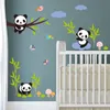 DIY Home Dekoracyjne Bamboo Panda Naklejki ścienne Winylowe Pokoje Dla Dzieci Wodoodporne Tapety Mural All-Match Style