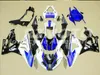 3 Gratis presenter Fulliga Fairings för BMW S1000RR 1000RR 2009 2010 2011 2012 2013 2014 Injektionsgjutning Fairing Blue White X81