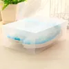 10 Pcs Transparent Clear Plastic Shoe Boot Box Stackable Foldable Storage Organizer Clamshell Household Home Use Multifunction