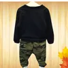 AiLe Rabbit Baby Boys Ropa Set Otoño Camuflaje de algodón de manga larga O-cuello camiseta + Pantalones Causl Sports 2pcs Ropa de niños