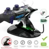 Dubbele LED USB-oplader voor Sony PS4 Playstation 4-games Controller Opladen Dock Stand Station-console Gaming-joystick-accessoire