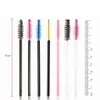 New arrival 10cm mini eyelash brush colorful dsposable one-off make up tool cosmetic wand makeup applicator eyelash comb
