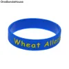 1pc alert wheat allergi silikon armband för barn bra att använda i skolan eller utomhusaktiviteter