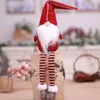 クリスマスの装飾長いひげ顔形装飾品おもちゃぬいぐるみ人工人形パーティークリスマスギフトの家の装飾