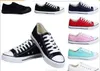 NOWY rozmiar 35-46 Nowy Unisex Low-Top High-Top Dorosłych kobiet męska gwiazda brezentowych butów 13 kolorów sznurowane obuwie Trampki detaliczne