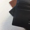 حامل بطاقة الائتمان الصغيرة الكلاسيكية رقيقة عملة بنك Case Leather Weather Wallet Star Genuine MB Designer Pocket Bag Card