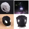 1pcs aspetto alieno silicone impermeabile bici bicicletta testa anteriore LED luci di avvertimento di sicurezza notte all'aperto illuminazione della lampada da ciclismo nero