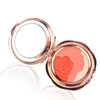 Rose Blush Powder polvo horneado Maquillaje Baking Blush With Puff Bronzer Baked Cheek Color Blusher Palette