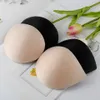 1 Pair / Lot Women Intimates Akcesoria Trójkąt Sponge Swimsuit Pushit Push Up Invisible Padding Padding Chest Enhancers Bra Pianki Wkładki do bikini