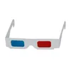10 paires de lunettes 3D en carton rouge/cyan