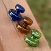 Verre coloré Bubble Carb Cap Fumée 30mm Dia Chapeau Style Dôme Fit Thermique Banger Nails Bongs Dab Oil Rigs