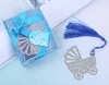 Металлические детские душ закладки кисточки сова сердце медведь синий дизайн пользу оптовые свадебные подарки 24 шт. много бесплатная доставка