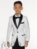 2018 New Cool White Boy039s Tuxedos Cheap Custom Made Kids Wedding Party Tuxedos Boy039sフォーマルディナースーツJacetiePant4745524